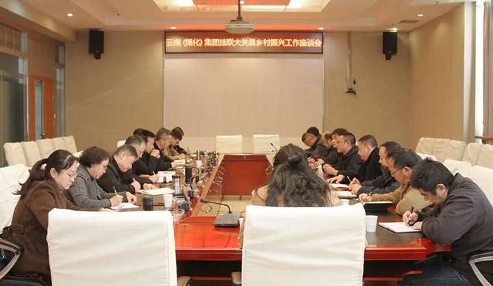 云煤（云顶国际）集团召开村落振兴产业助扶互换座谈会