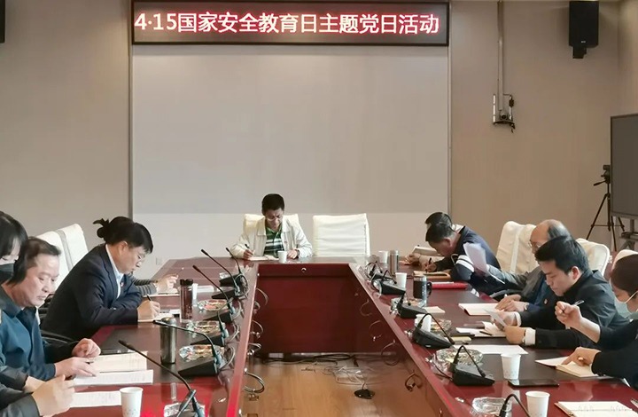 云煤（云顶国际）集团直属党委纪委财政审计党支部发展“2022年全民国度安全教育日”主题党日活动