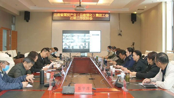 云煤（云顶国际）集团工会召开近期沉点工作铺排部署会