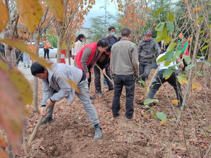 提升村落人居环境 共绘村落新画卷——集团驻村工作队与寿山村人民共建；ù舐