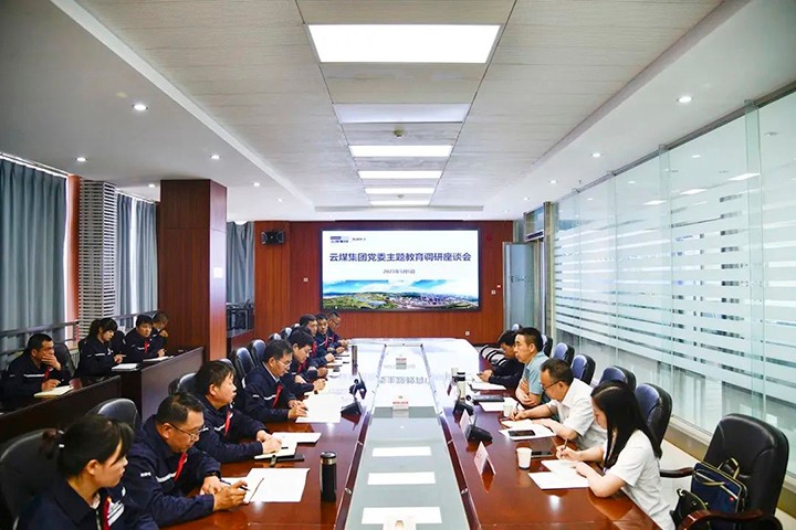 【主题教育】云煤（云顶国际）集团党委副书记、工会主席王鑫到前锋化工公司发展主题教育调研