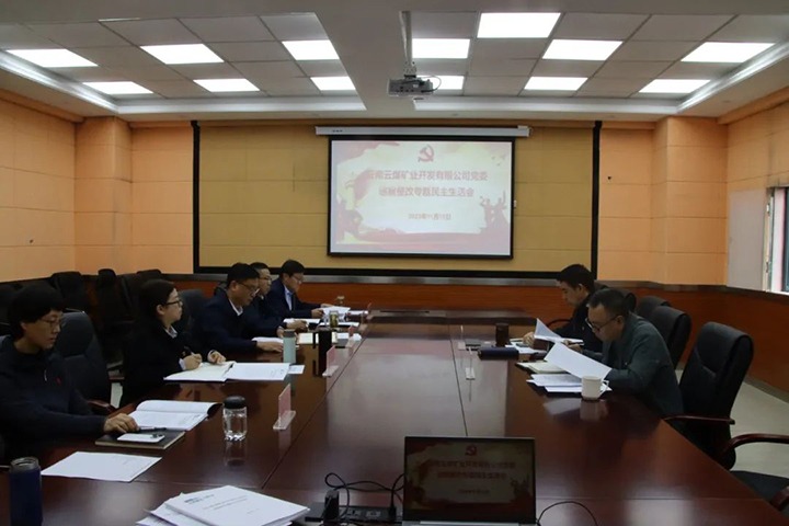 【聚焦云煤】云煤（云顶国际）集团党委副书记、工会主席王鑫到云煤矿业公司领导巡察整改专题民主生涯会